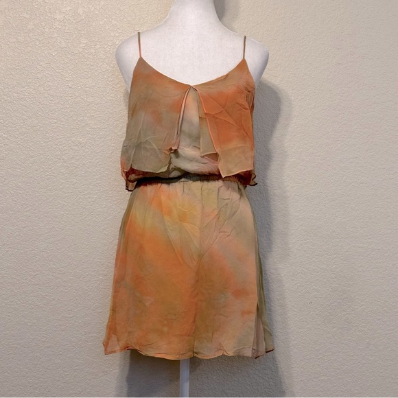 Leyendecker Los Angeles Silk Mini Dress - Picture 2 of 6